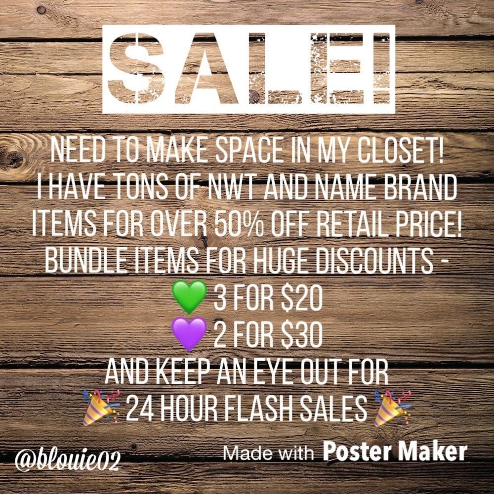 🎉🎉 EVERYTHING MUST GO! 🎉🎉